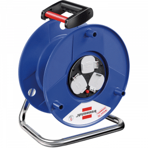 Brennenstuhl Empty Extension Cable Reel 290mm with 3 x 13 Amp Sockets - Holds 25m of Cable_MPN_1208013_EAN_4007123118977