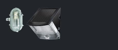 We have a wide range of outdoor lights and lighting