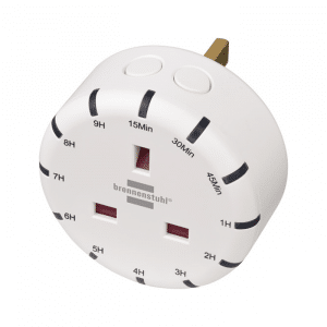 Brennenstuhl Digital Countdown Timer Plug Socket with integrated LED Display 1506133 - EAN 4007123673254