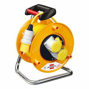 Brennenstuhl 110V Cable Reel - Heavy Duty 1.5mm Thick Cable - 25 Metre Cable Length - MPN 1148773 - EAN 4007123140909