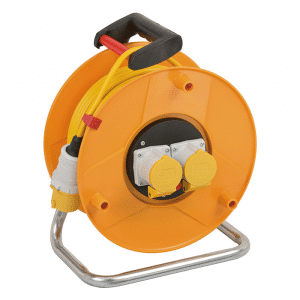 Brennenstuhl 110V Cable Reel - Heavy Duty 1.5mm Thick Cable - 50 Metre Cable Length - 1138873 - 4007123140879