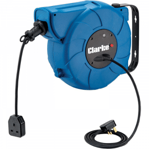 5016086236573 - Clarke CCR15T 15 Metre Retractable Cable Reel 230V