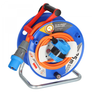 Brennenstuhl Camping Cable Reel Heavy Duty 2.5mm Thick Cable - 25 Metre Cable Length - 1182470100 - 4007123673797