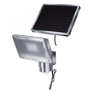 Brennenstuhl Solar-Powered LED Outdoor Light With PIR Motion Sensor - Aluminium - 1170840 - 4007123602209