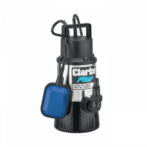 Clarke PSD1A 800W 91Lpm 30m Submersible Head Stainless Steel Clean Water Pump with Float Switch 230V - 7236070 - 5016086229148