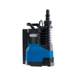 DRAPER SUBMERSIBLE WATER PUMP WITH INTEGRAL FLOAT SWITCH, 150L/MIN, 400W - 98917 - SWP150IFS - 5010559989171