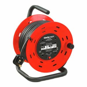 6155334 - 5016086239116 - Clarke CCR26 230V 4 Socket 25m 2.52mm Cable Reel With Thermal Cut Out