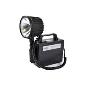 DL5 - 5036223020339 - Clulite Dust Lamp Li-ion 12v 16ah. Picture of the front and one side