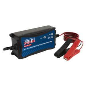Sealey Battery Maintainer Charger 12V 4A Fully Automatic - SBC4 - 5054630029196. Picture of the front