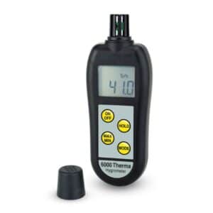 224-600 - 5024368152336 - ETI 6000 Therma-Hygrometers & Humidity Meter. A picture of the front of this product with its protective lid removed